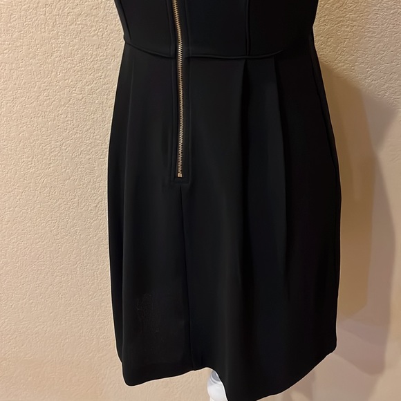 NWT LOFT Petite Black Crepe Sleeveless Dress - Picture 13 of 16